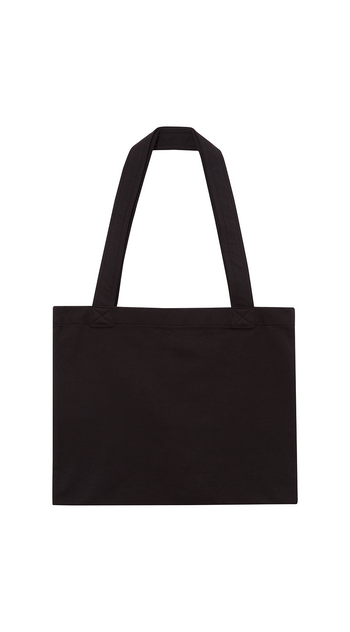 Daily Routine Black Tote Bag
