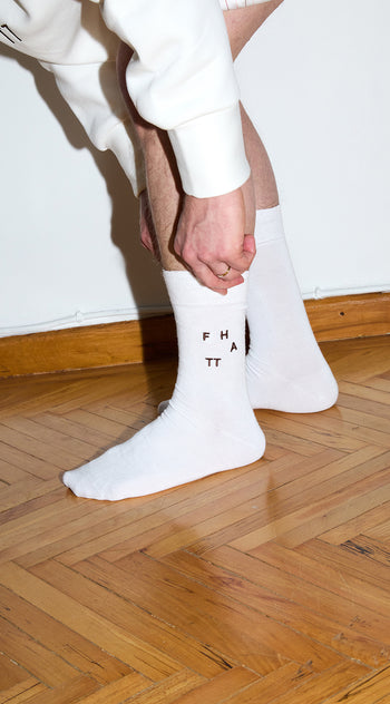 TOGETHER WHITE SOCKS