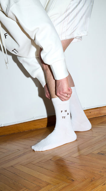 TOGETHER WHITE SOCKS