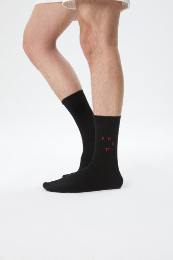 TOGETHER BLACK SOCKS