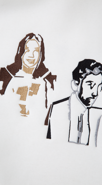 TOGETHER WHITE SWEATSHIRT